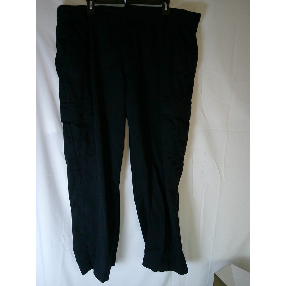 Tesla Inc TSLA8412 Mens Black Cotton Cargo Work Pants 44x30 Employee Uniform
